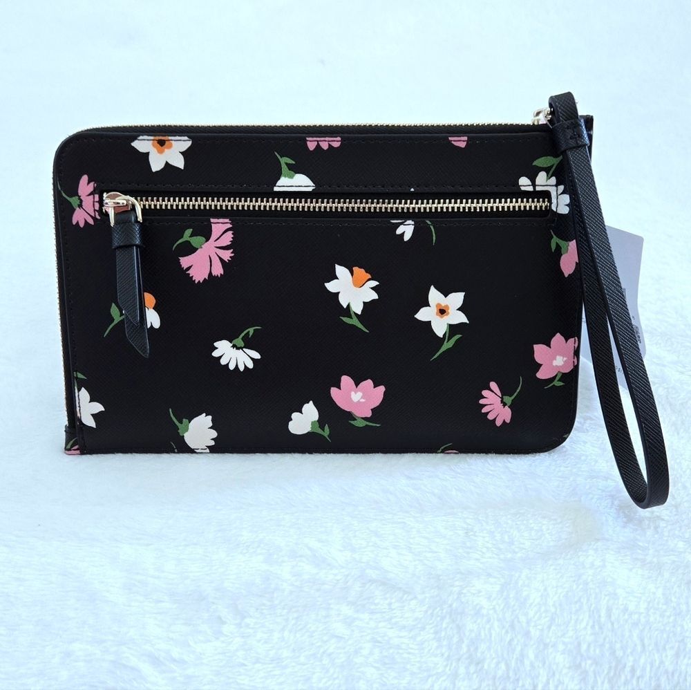 ✨️HP 2X✨️ Kate Spade♠️ Medium "Cameron" L-Zip Wristlet - NWT - Picture 14 of 16